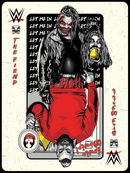 Wwe bray wyatt the fiend is wild x serigraph â phenom gallery