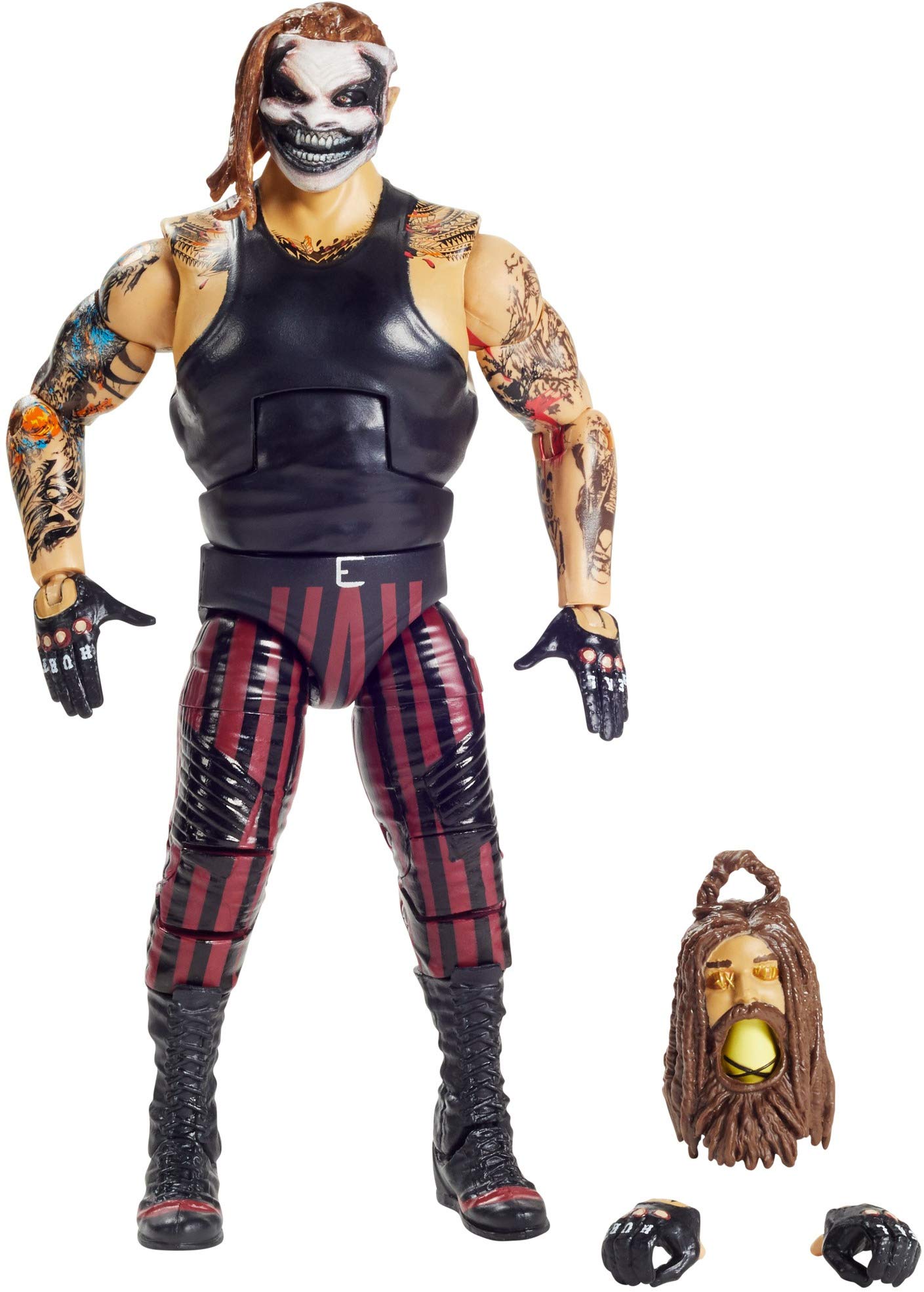 Wwe mattel the fiend bray wyatt elite series deluxe action figure with realistic facial detailing iconic ring gear accessories multi gky toys games