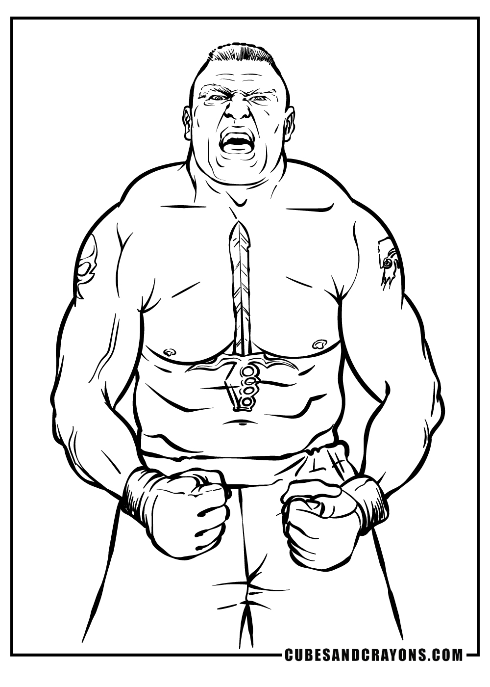 Wwe coloring pages free printables