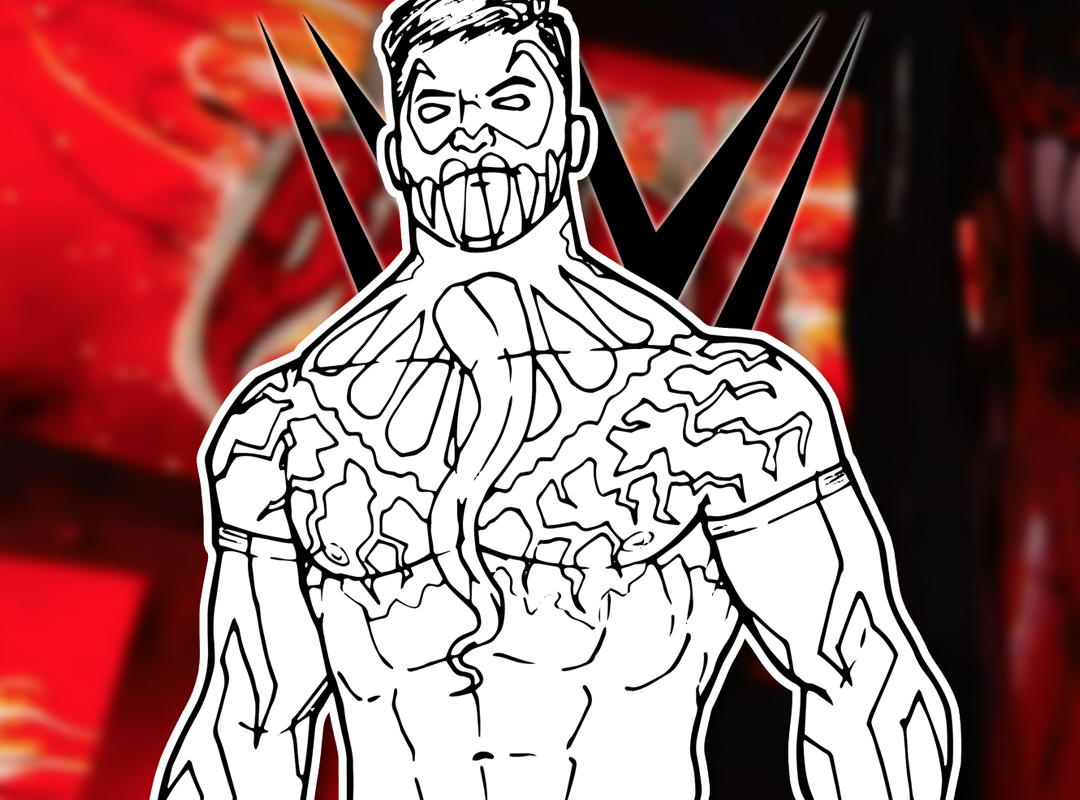 How to draw finn balor wwe drawing tutorial