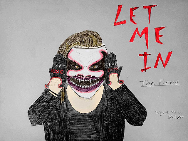 Wwes the fiend bray wyatt drawing