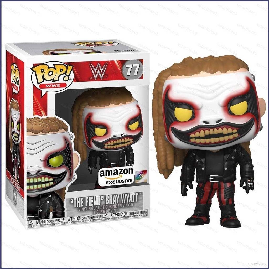 Ye funko pop wwe bray wyatt action figure the fiend the eater of worlds model dolls toys for kids gifts collection