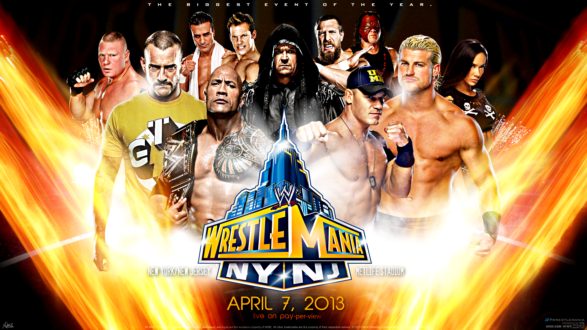 Wrestlemania wallpaper by isharkfeli on