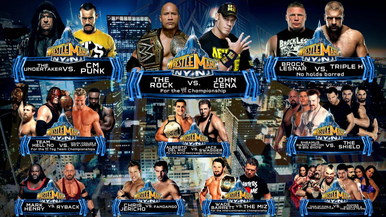 Wwe wrestlemania wrestling wrestle poster posters w wallpaper x