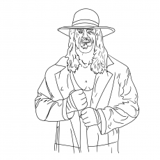 Top wrestling coloring pages for your little one