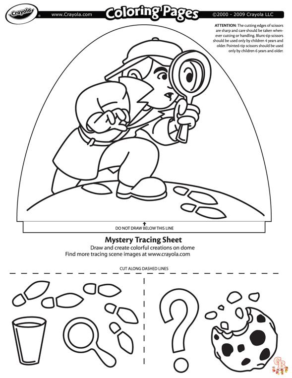 Mystery coloring pages printable and free coloring pages