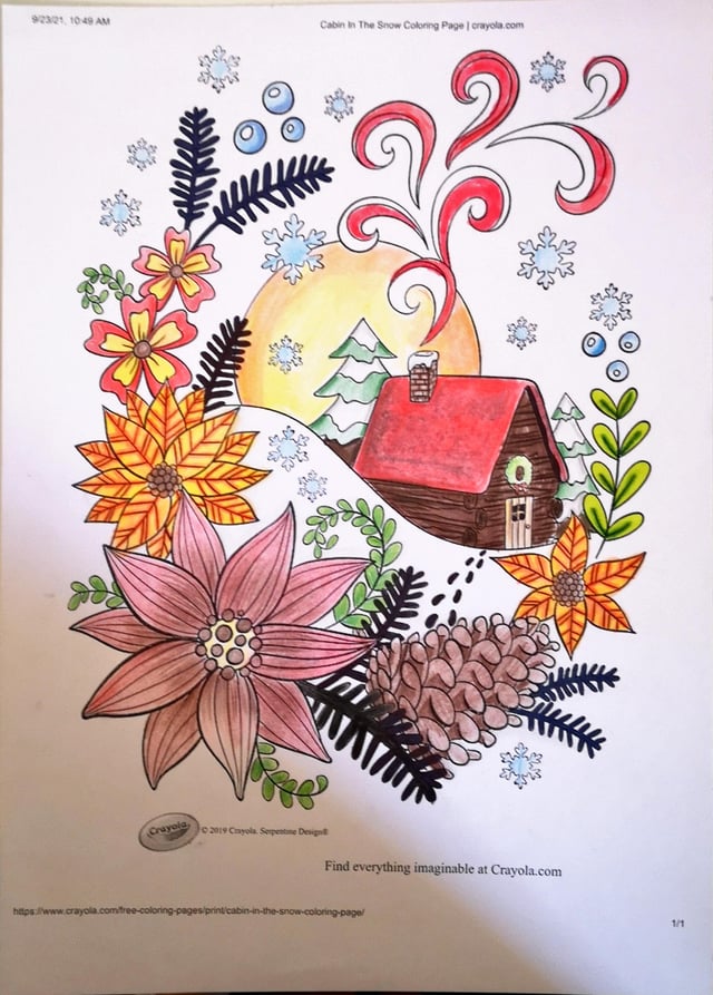 Crayola adult coloring pages colored by me radultcoloring