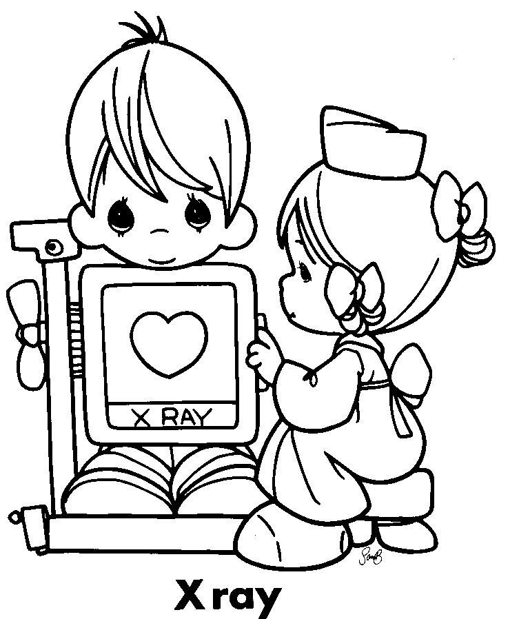 Nurse coloring pages printable for free download