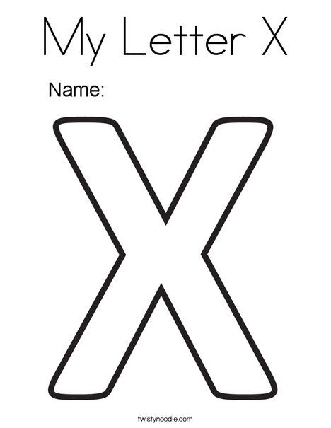 My letter x coloring page alphabet coloring pages lettering free lettering