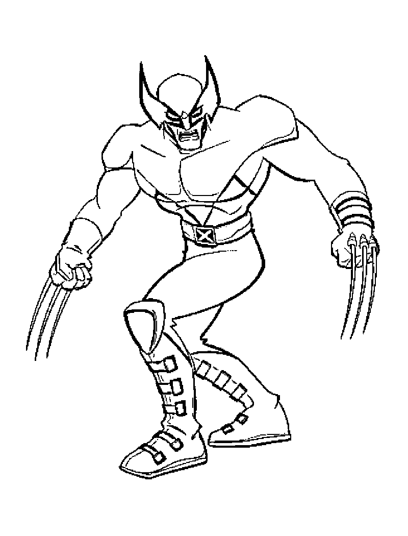 Free printable x men coloring pages for kids