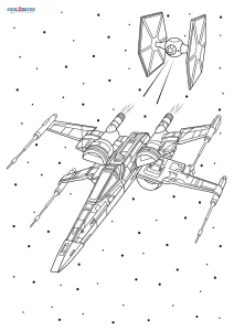 Free printable star wars ships coloring pages for kids