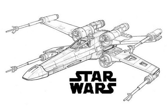 X wing fighter the force awakens star wars coloring page for boys star wars coloring book star wars colors star wars coloring sheet