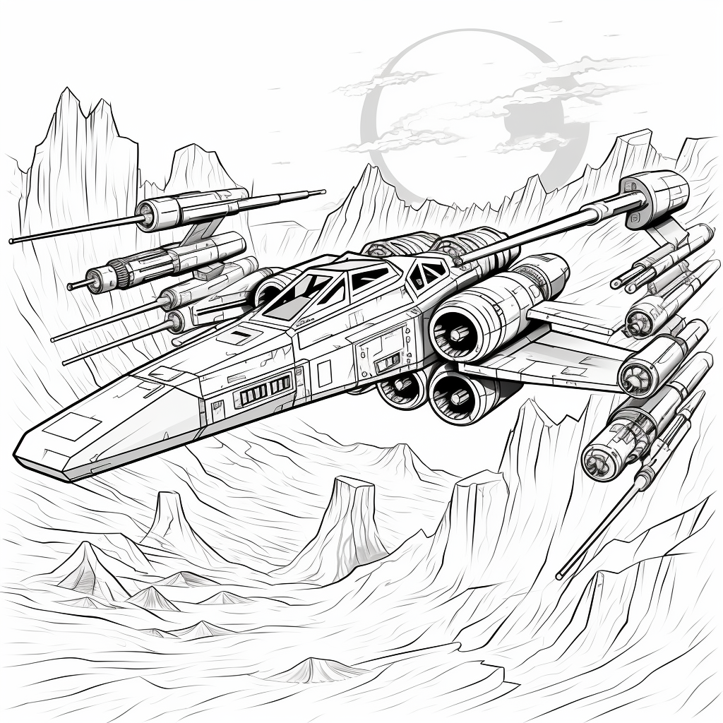 Printable star wars coloring pages for young padawans