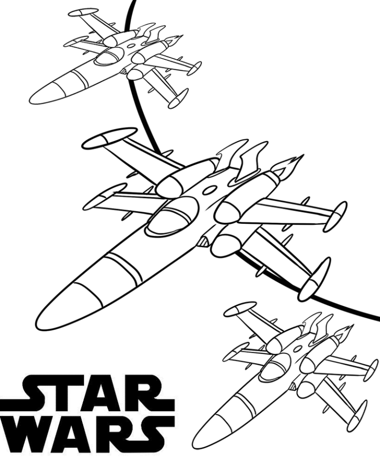 X wing fighter star wars coloring page for boys coloring pages for boys star wars coloring book coloring pages