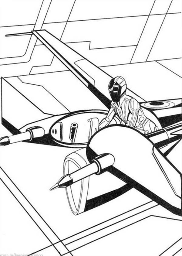 Tron legacy flying troops coloring pages color luna