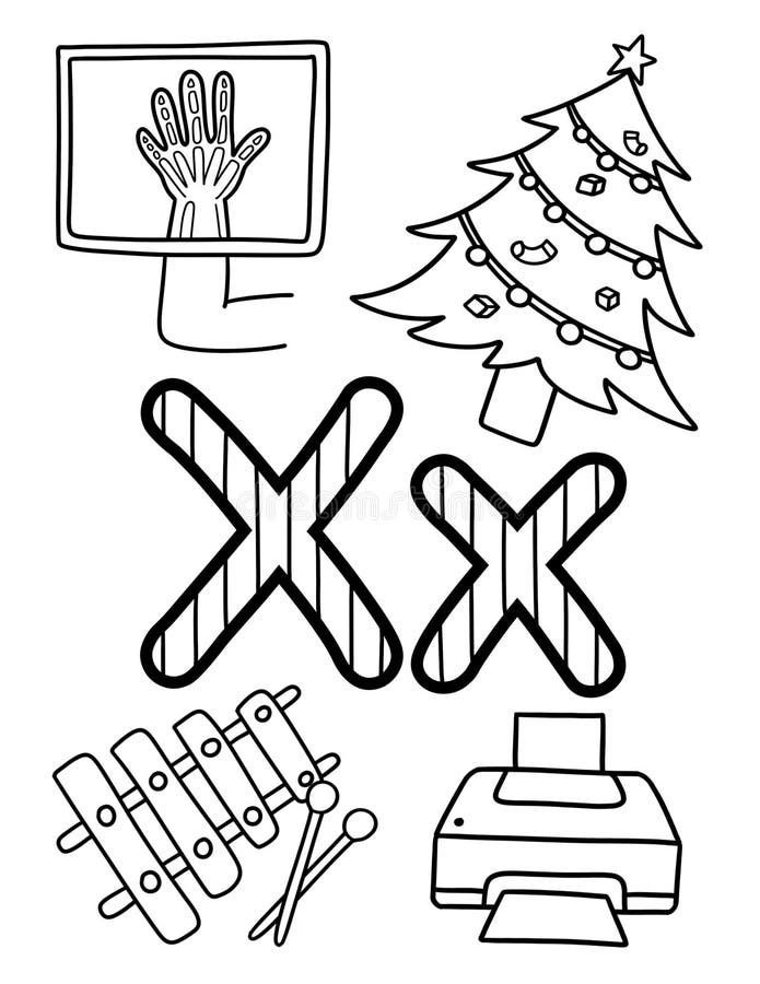 Xylophone coloring page stock illustrations â xylophone coloring page stock illustrations vectors clipart