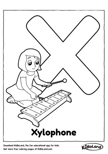 Download free alphabet coloring x and educational activity worksheets for kids