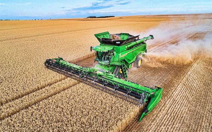 Download wallpapers john deere x series k bine harvester bines wheat harvest harvesting concepts hdr agriculture concepts john deere for desktop free pictures for desktop free