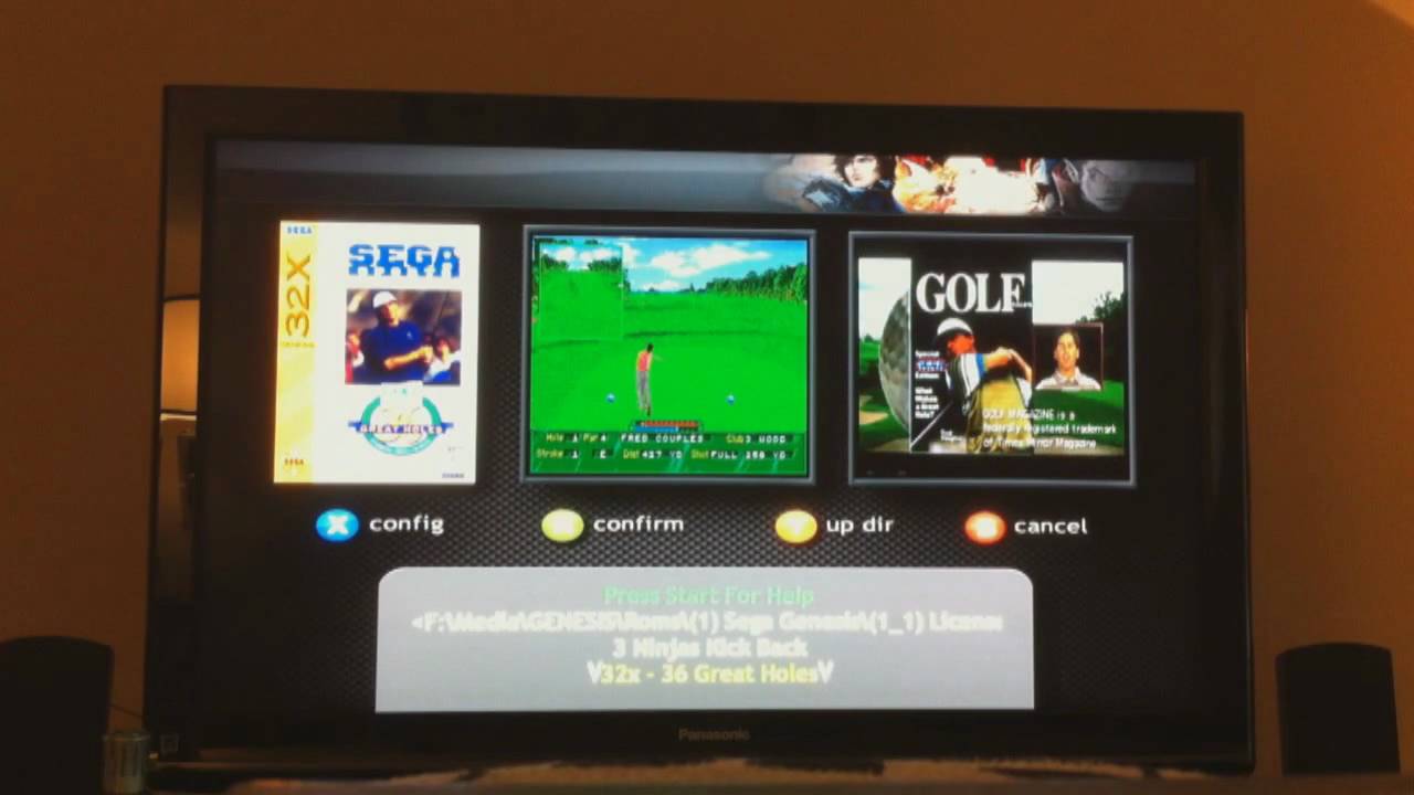 Xbmc on original xbox running in p