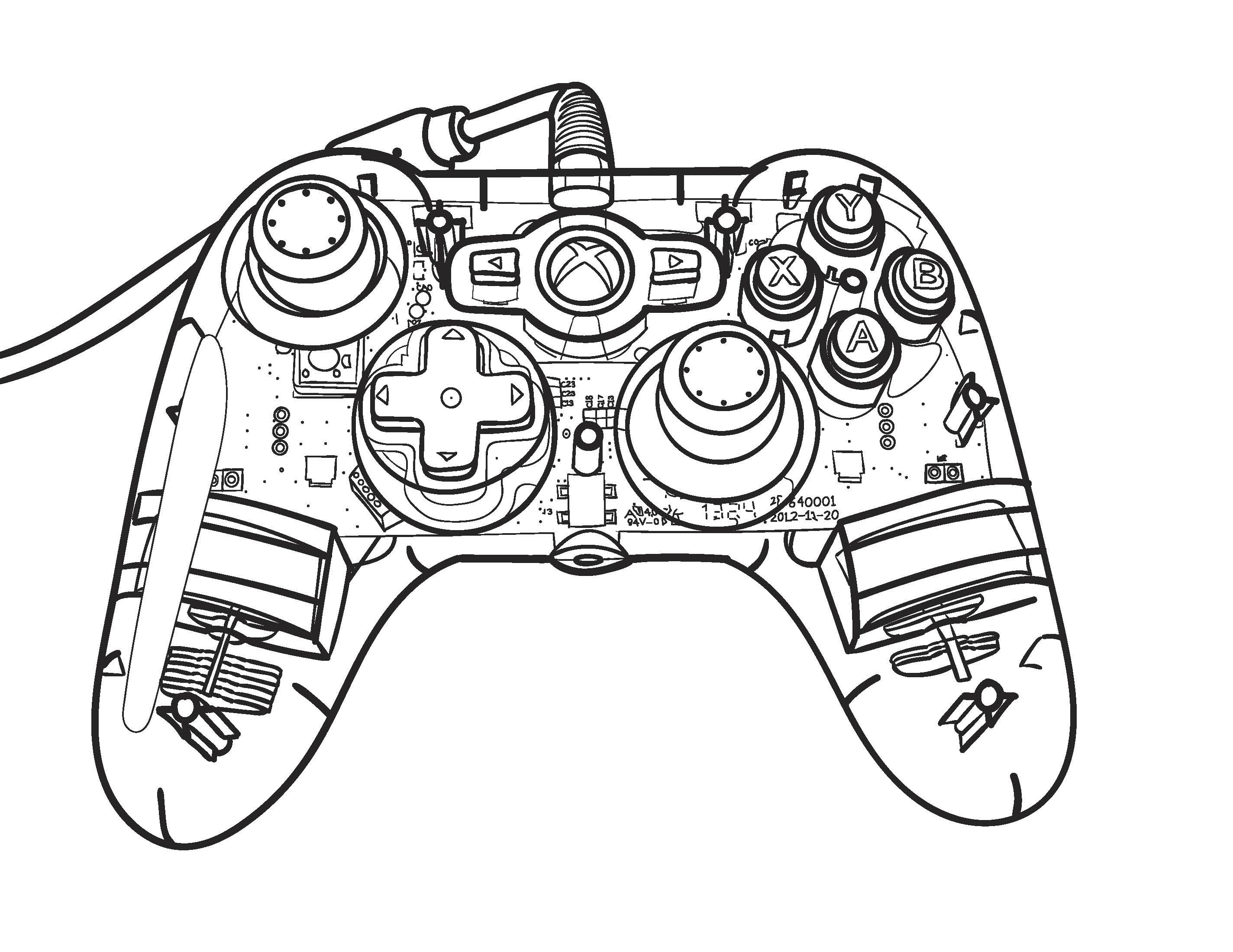 Xbox controller blueprint