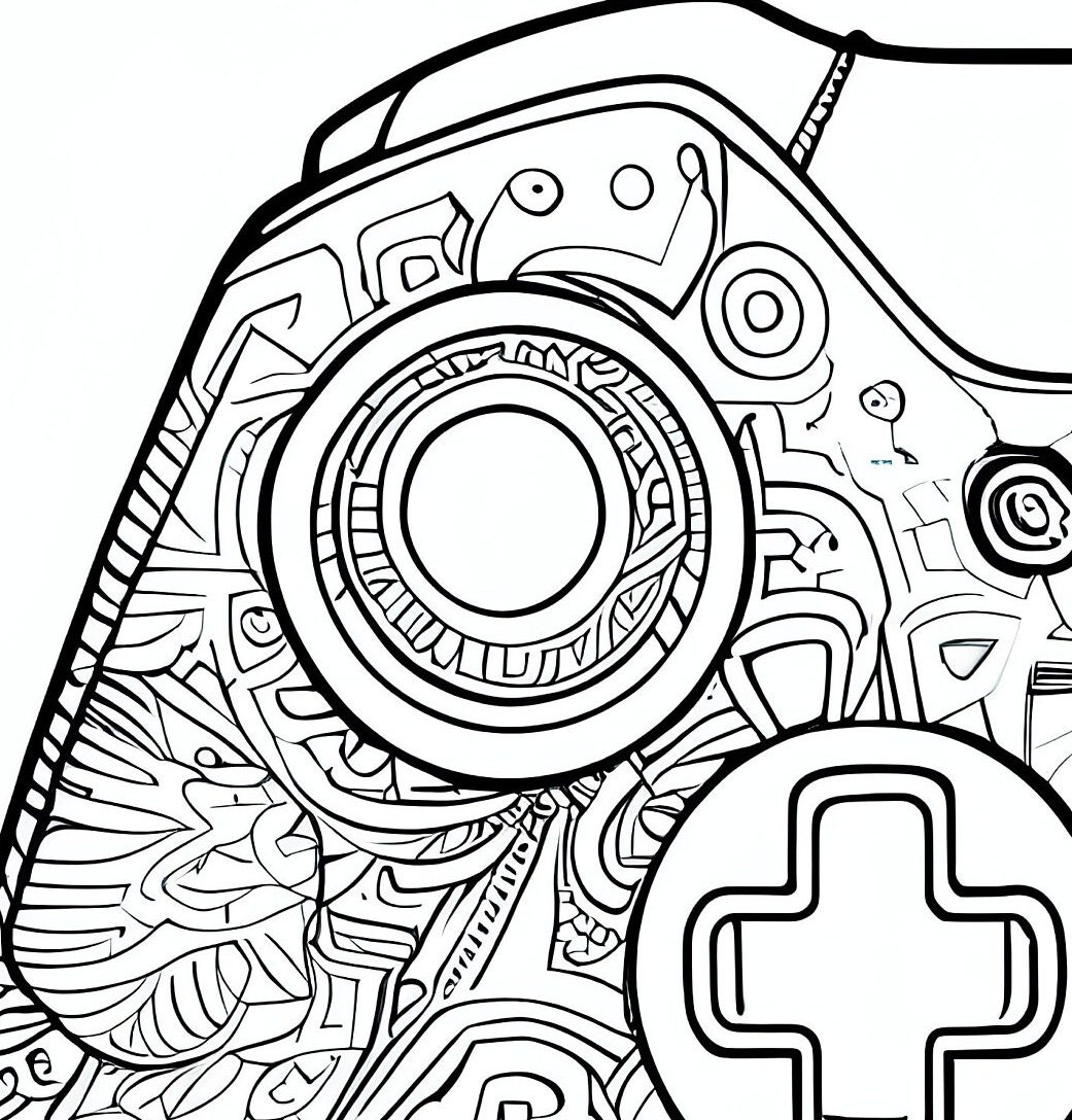 Pack stress relief coloring pages gaming controller digital print detailed mandala dragon instant download set coloring books adults