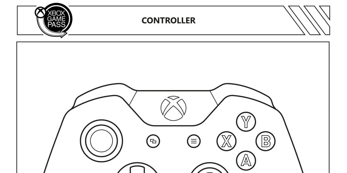 Get your art on with these xbox colouring pages