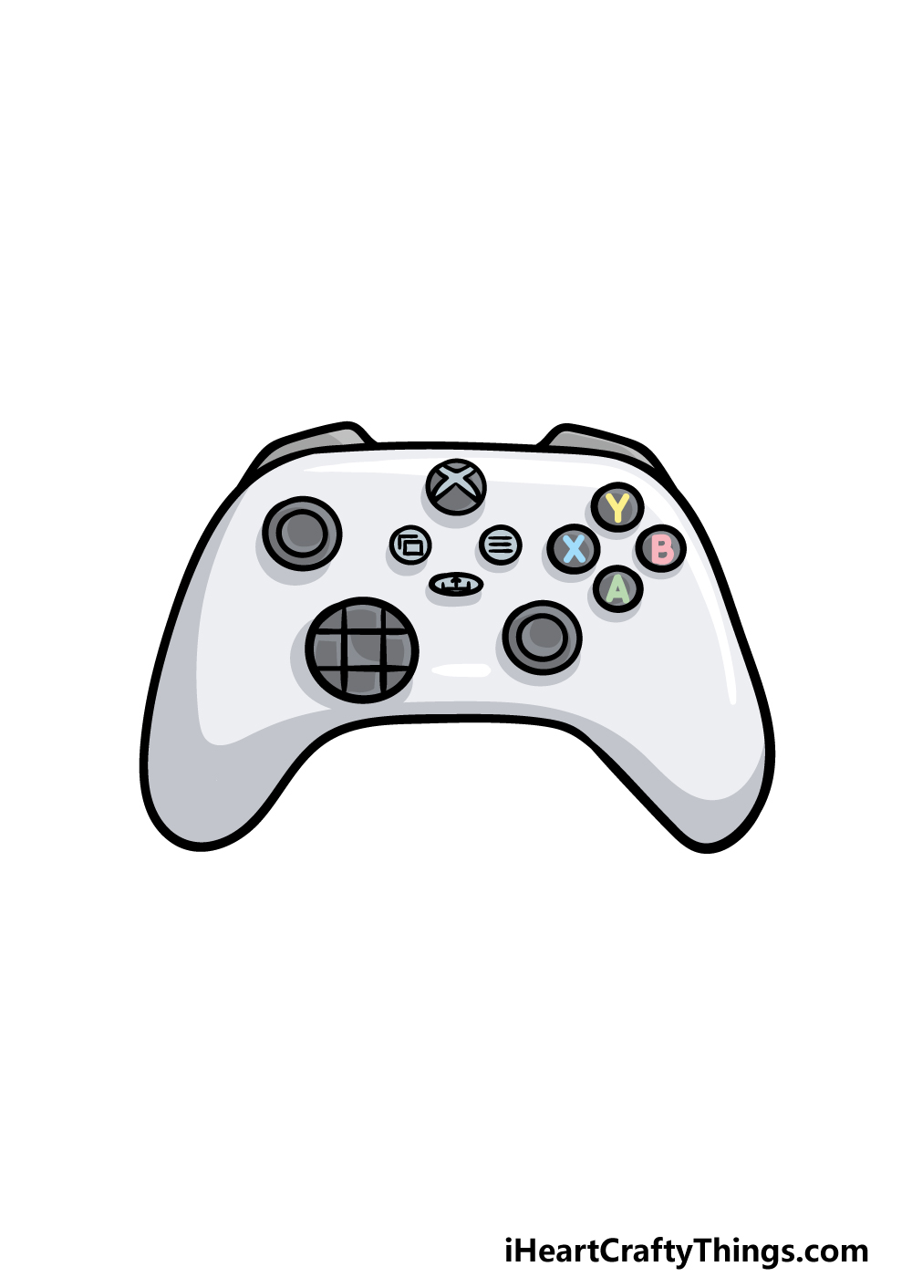 Xbox controller drawing