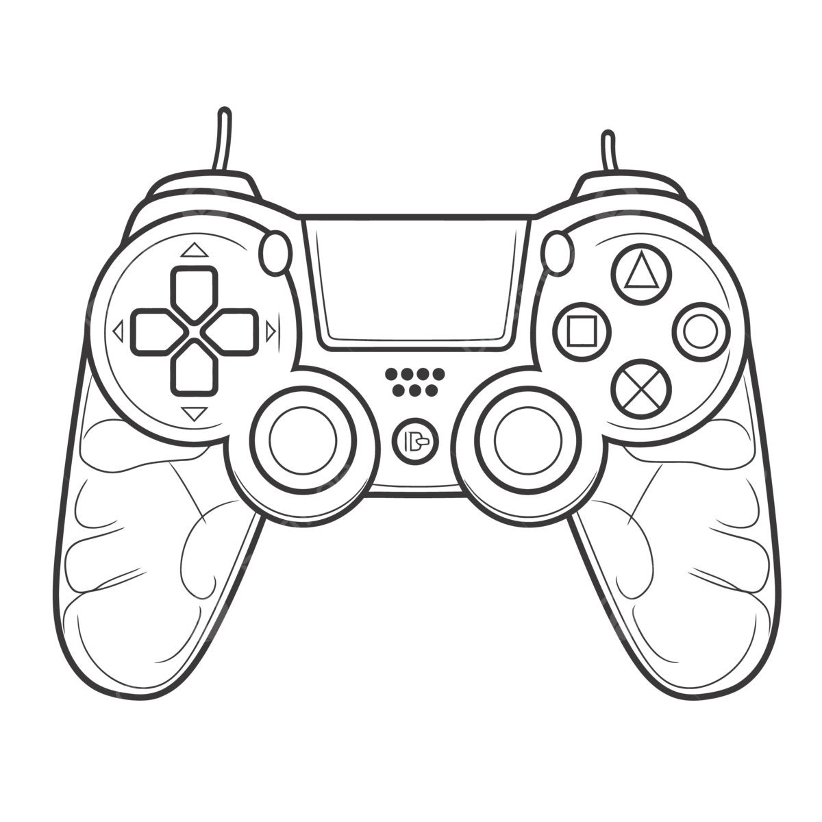 Outline game controllers png transparent images free download vector files