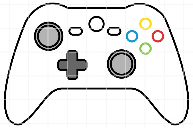 Video game controller svg joystick svg joystick