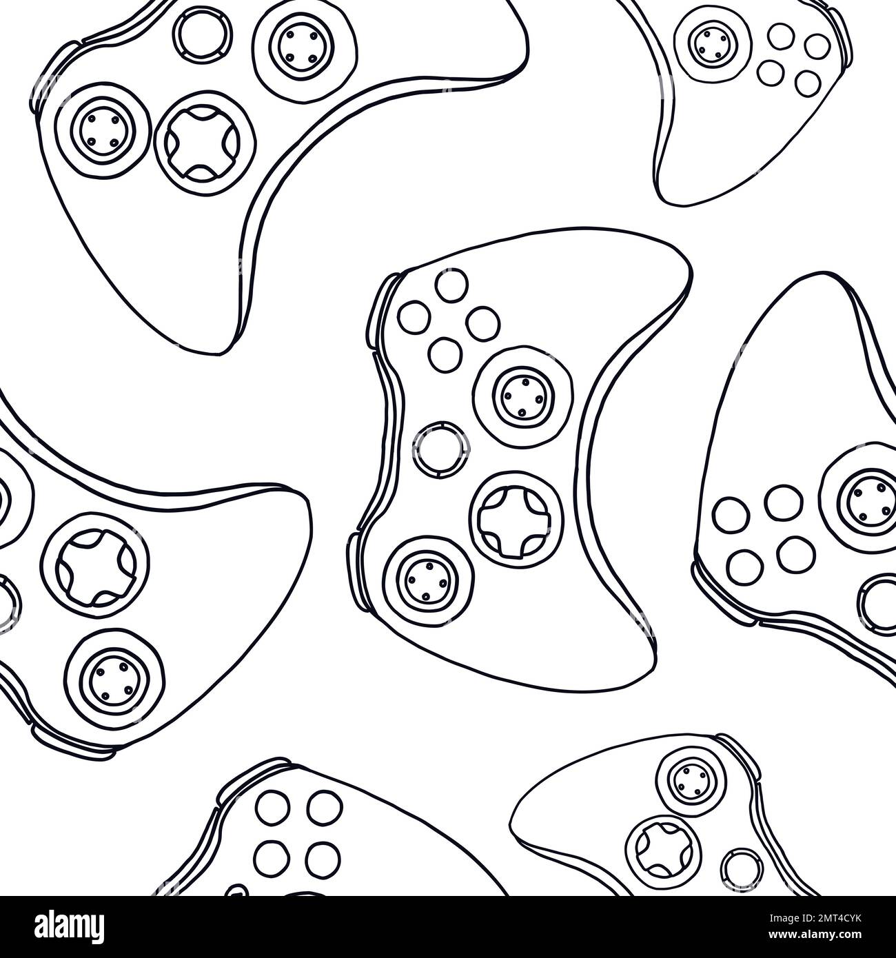 Video game controller sketch hi