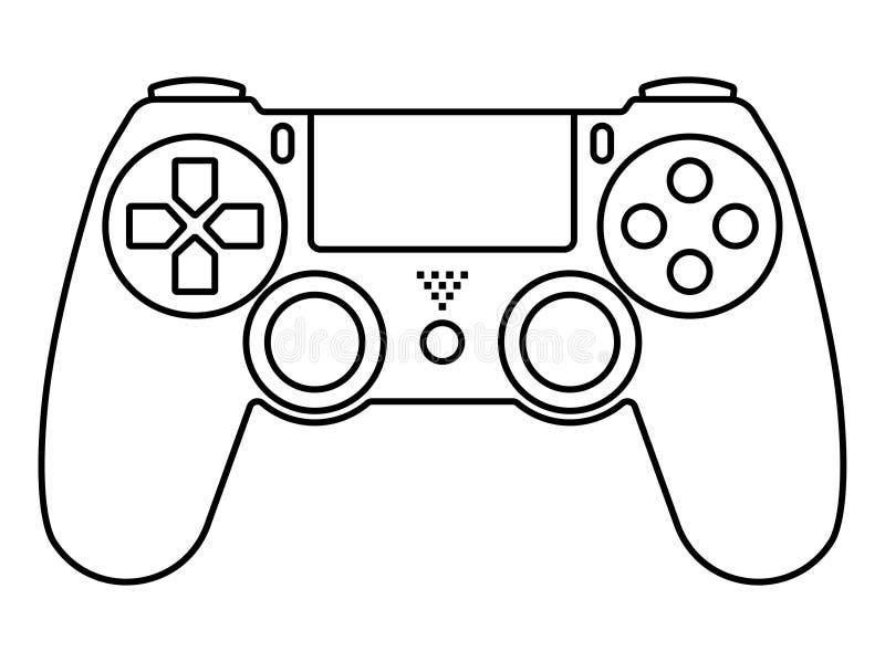 Ps controller stock illustrations â ps controller stock illustrations vectors clipart