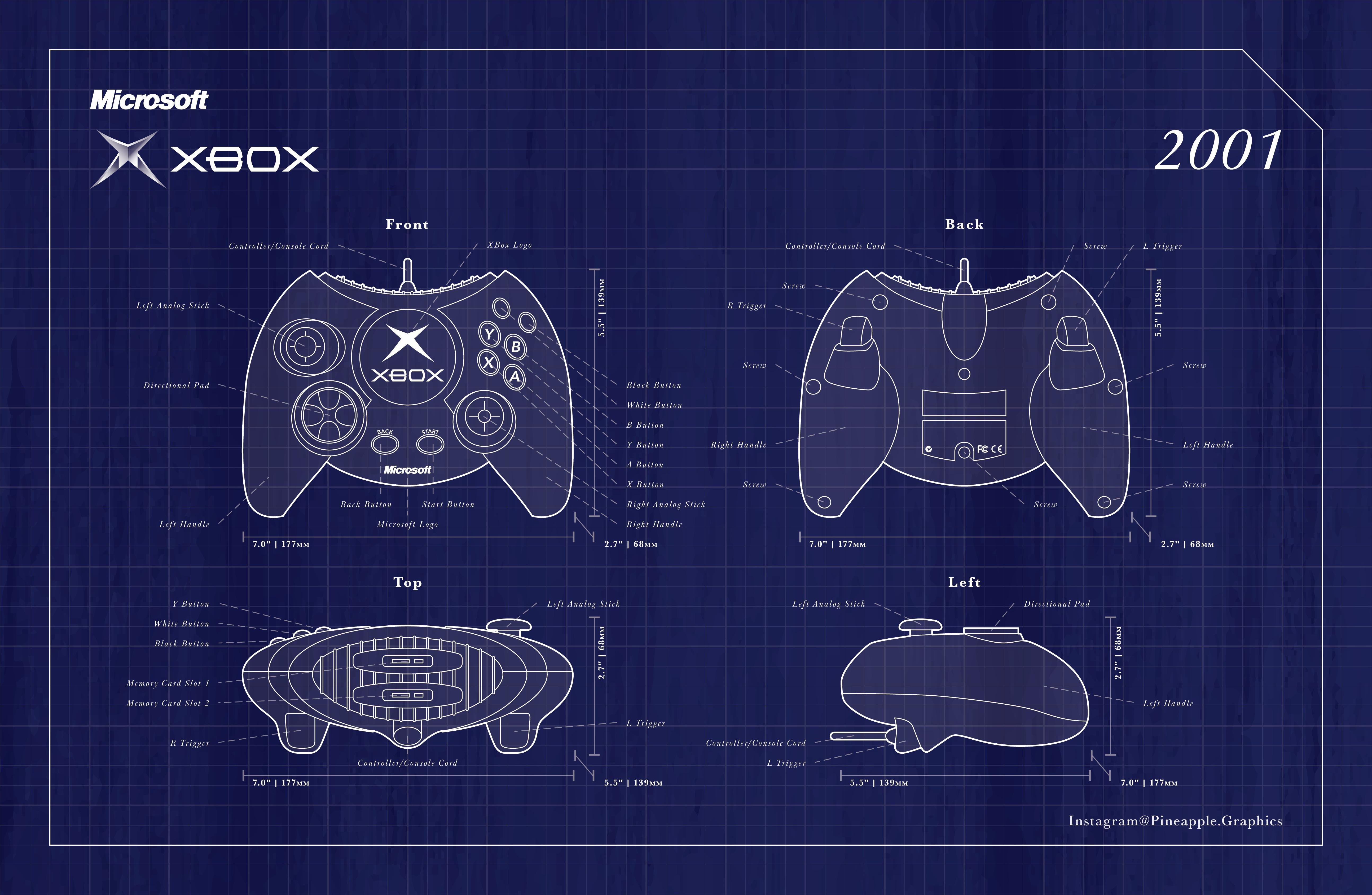 Working on a series of gaming controller blueprintpatent style drawingsâ thoughts radobeillustrator