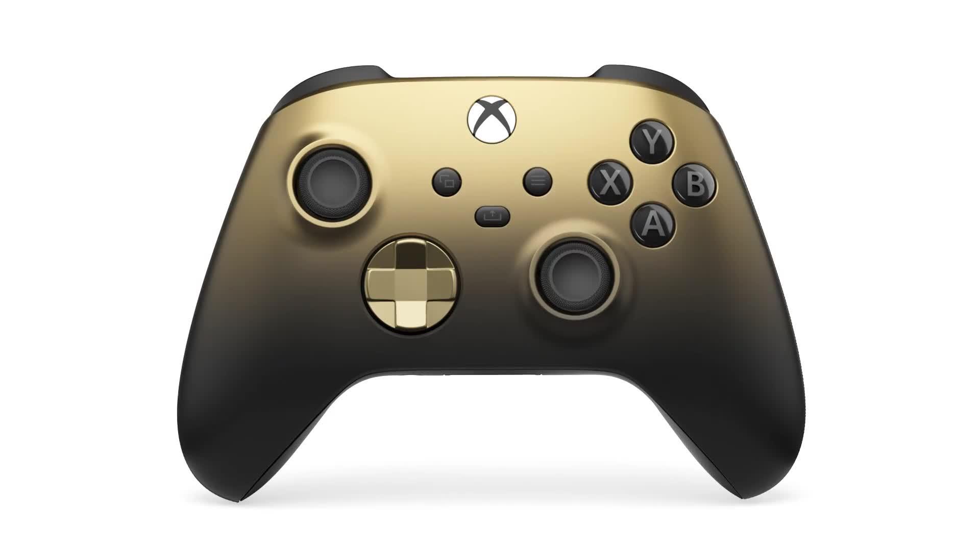 Xbox wireless ntroller â gold shadow special edition for xbox series xs xbox one and windows devices