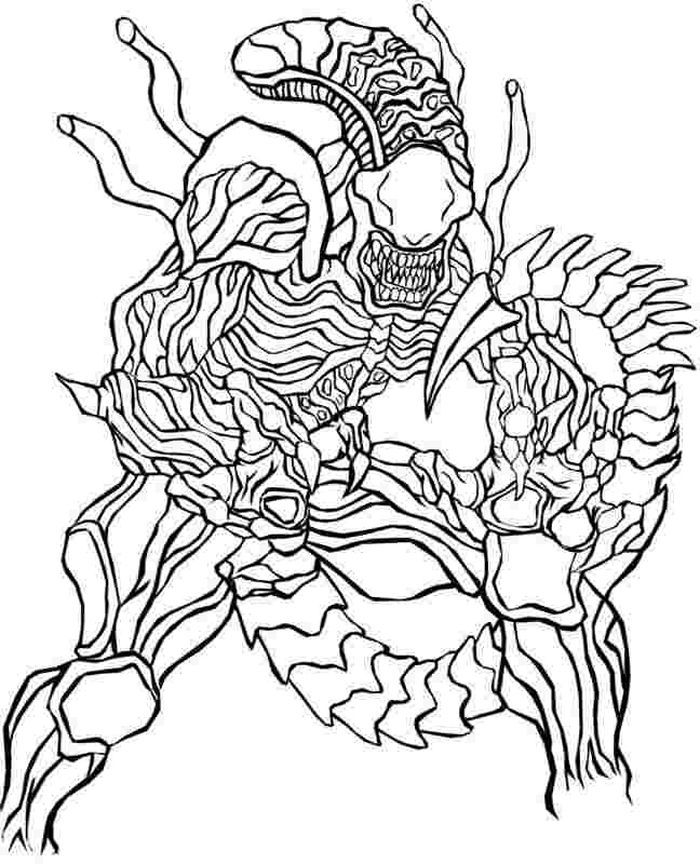 Alien vs predator coloring pages empress adult coloring pages alien vs predator toy story coloring pages