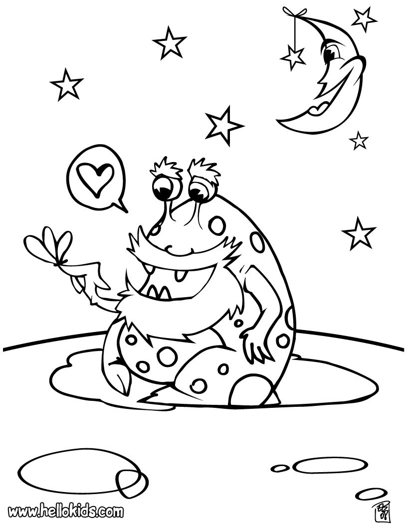 Alien coloring pages