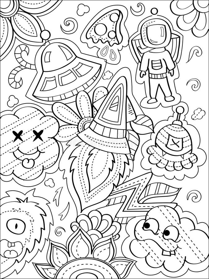 Aliens coloring page stock illustrations â aliens coloring page stock illustrations vectors clipart