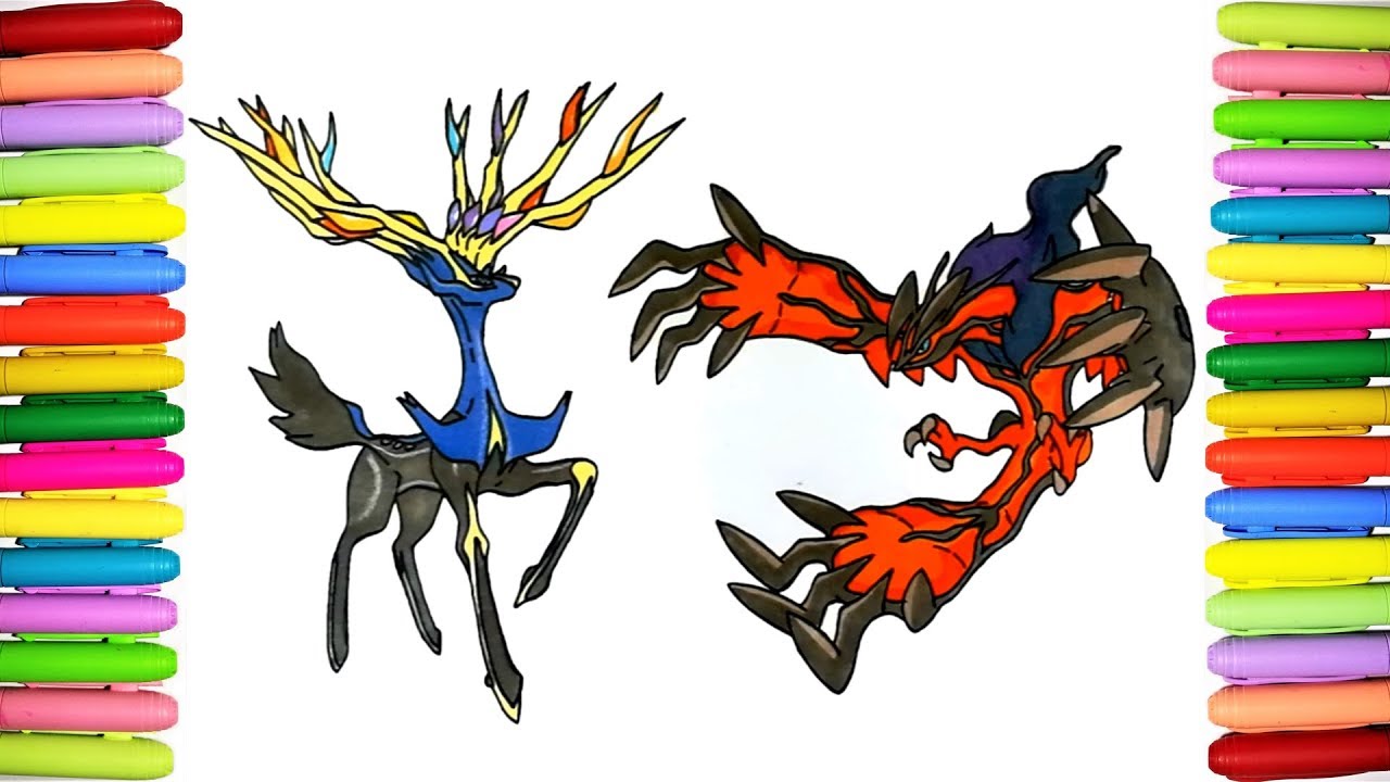 Pokemon xy coloring pages