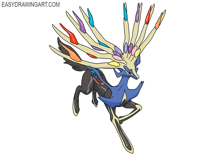 How to draw xerneas