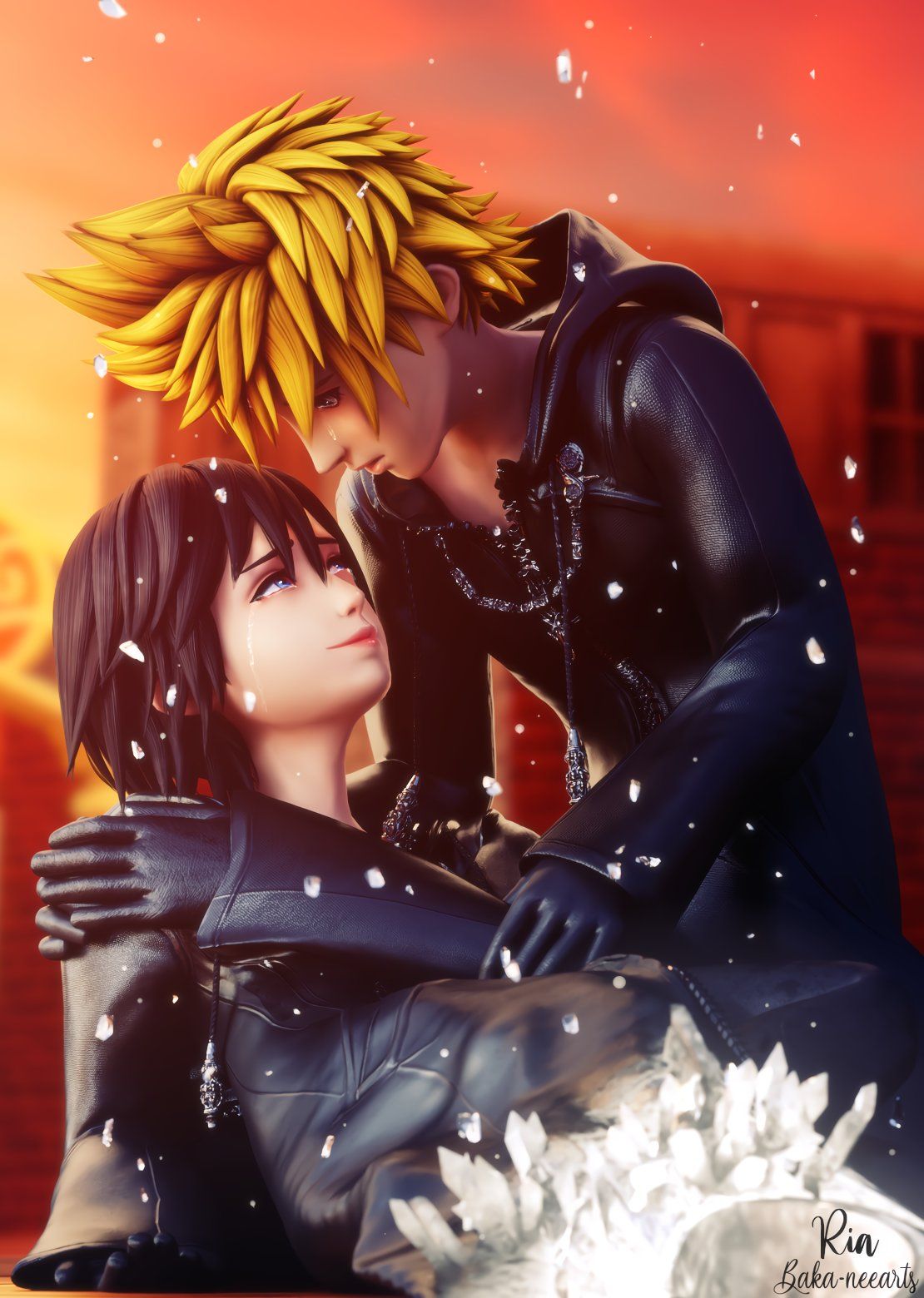 Rîî âï on twitter kingdom hearts wallpaper roxas kingdom hearts kingdom hearts fanart