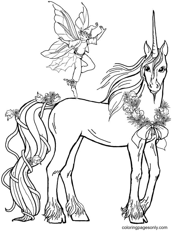 Fairy coloring pages printable for free download