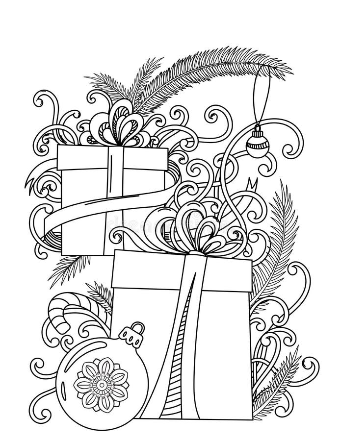 Christmas coloring stock illustrations â christmas coloring stock illustrations vectors clipart