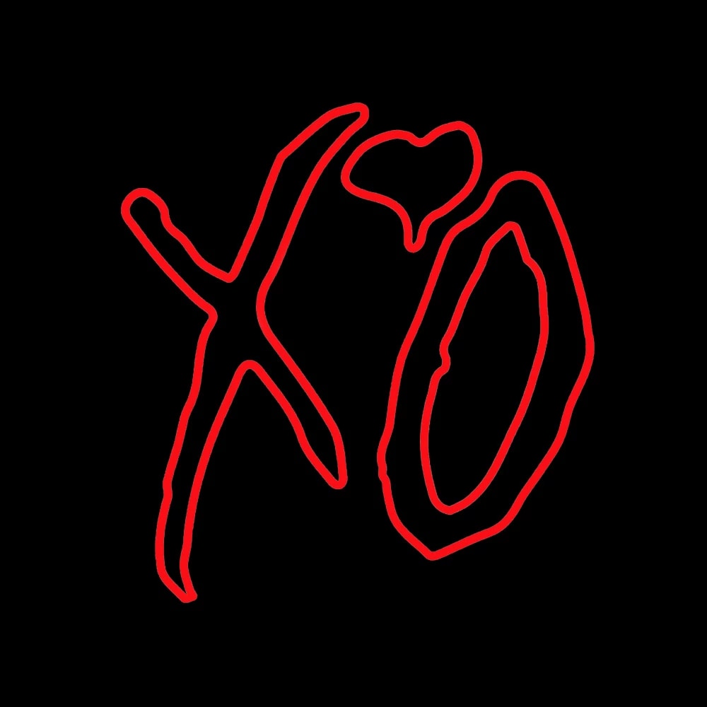 The Weeknd DAWN FM CHROME XO LOGO TEE - The Weeknd Merch