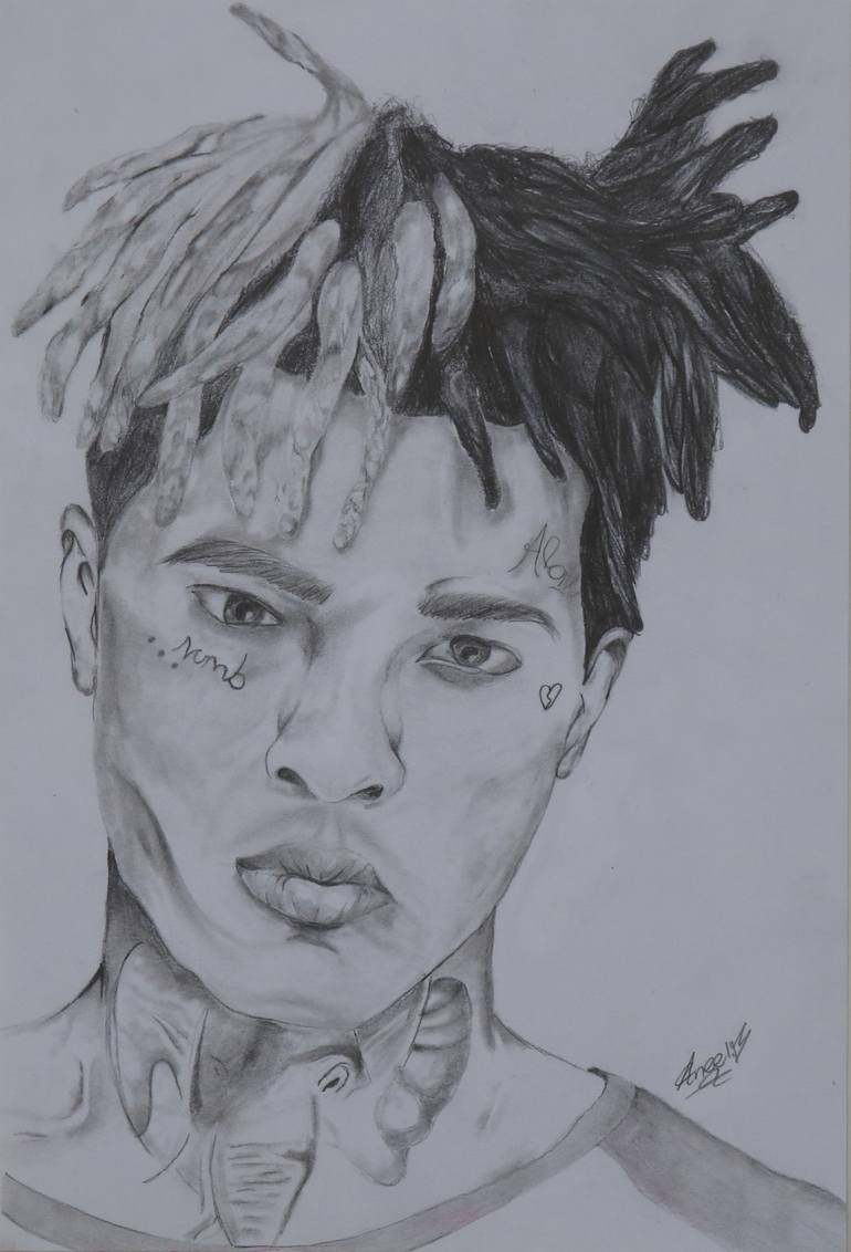 Xxxtentacion drawing by aneel bhogal saatchi art