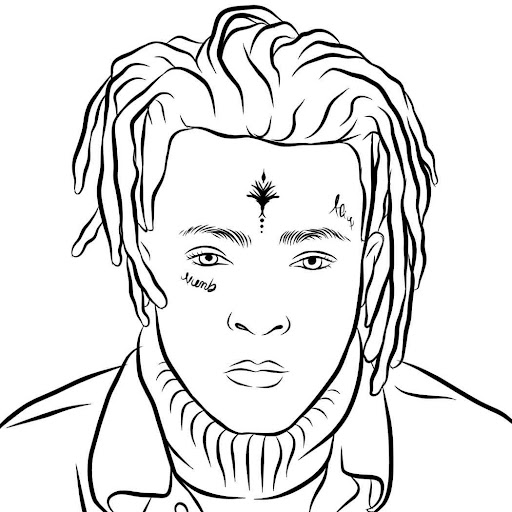 How to draw xxxtentacion