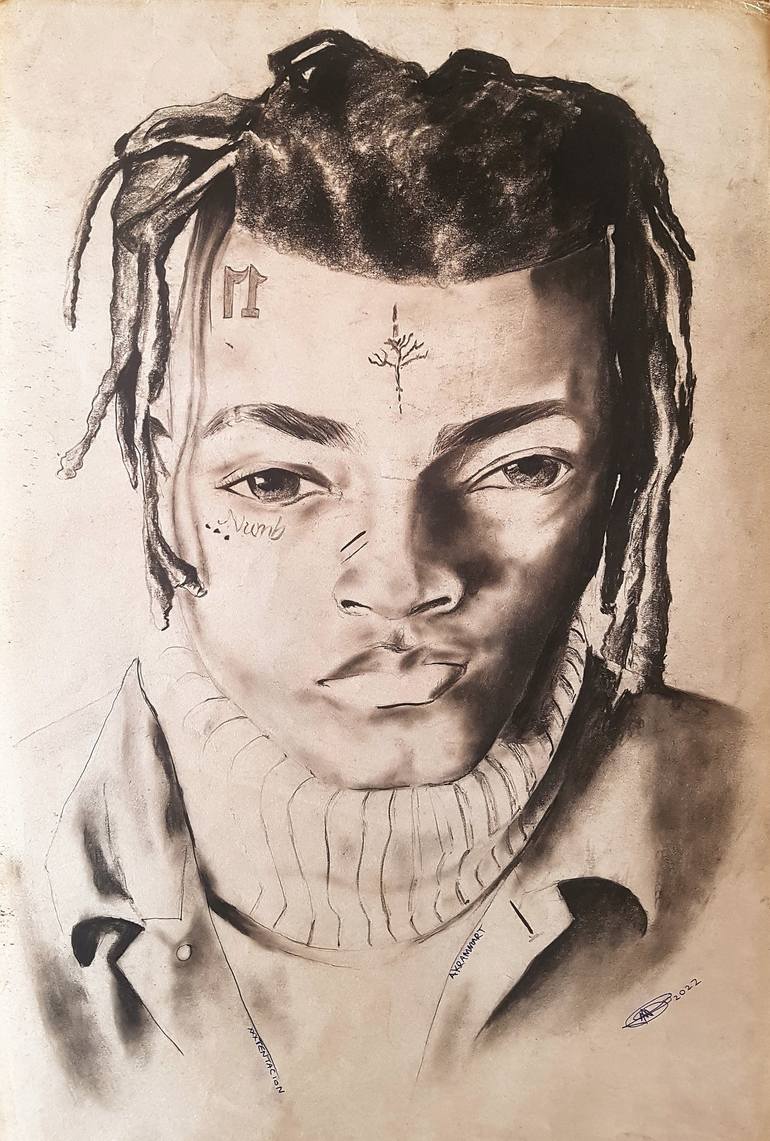 Xxxtentacion drawing by akram muhammad saatchi art