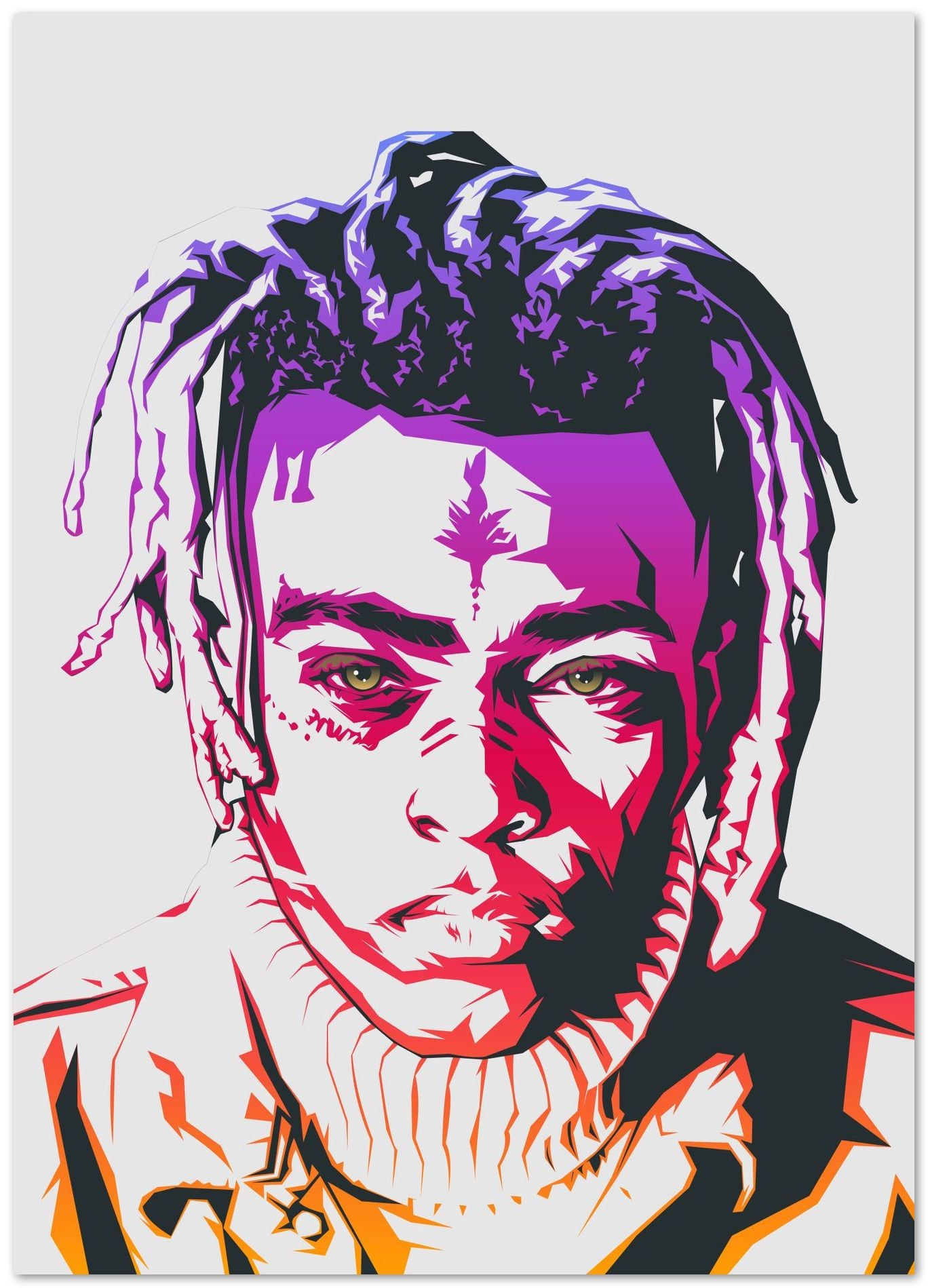 Xxxtentacion color art