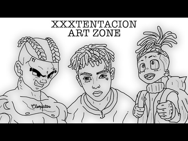 How to draw xxxtentacion