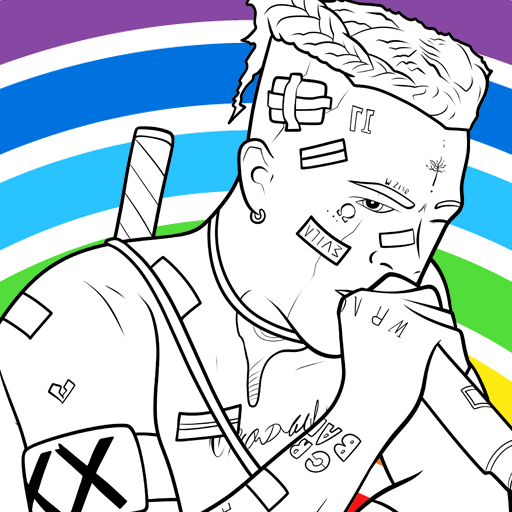 Xxtentacion coloring book