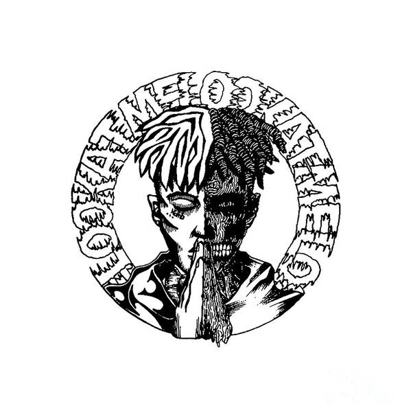 Xxxtentacion art print by milano just