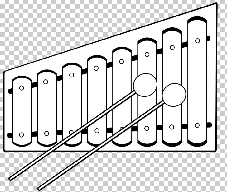 Xylophone musical instruments png clipart angle area black and white coloring book drawing free png download